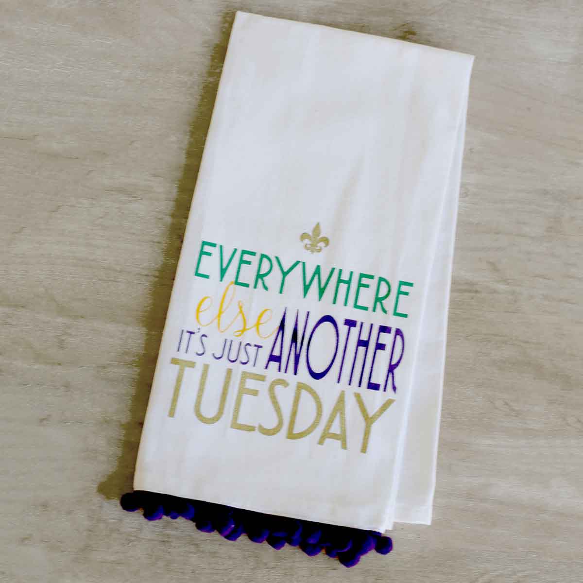 The Royal Standard Tuesday Flour Sack Hand Towel