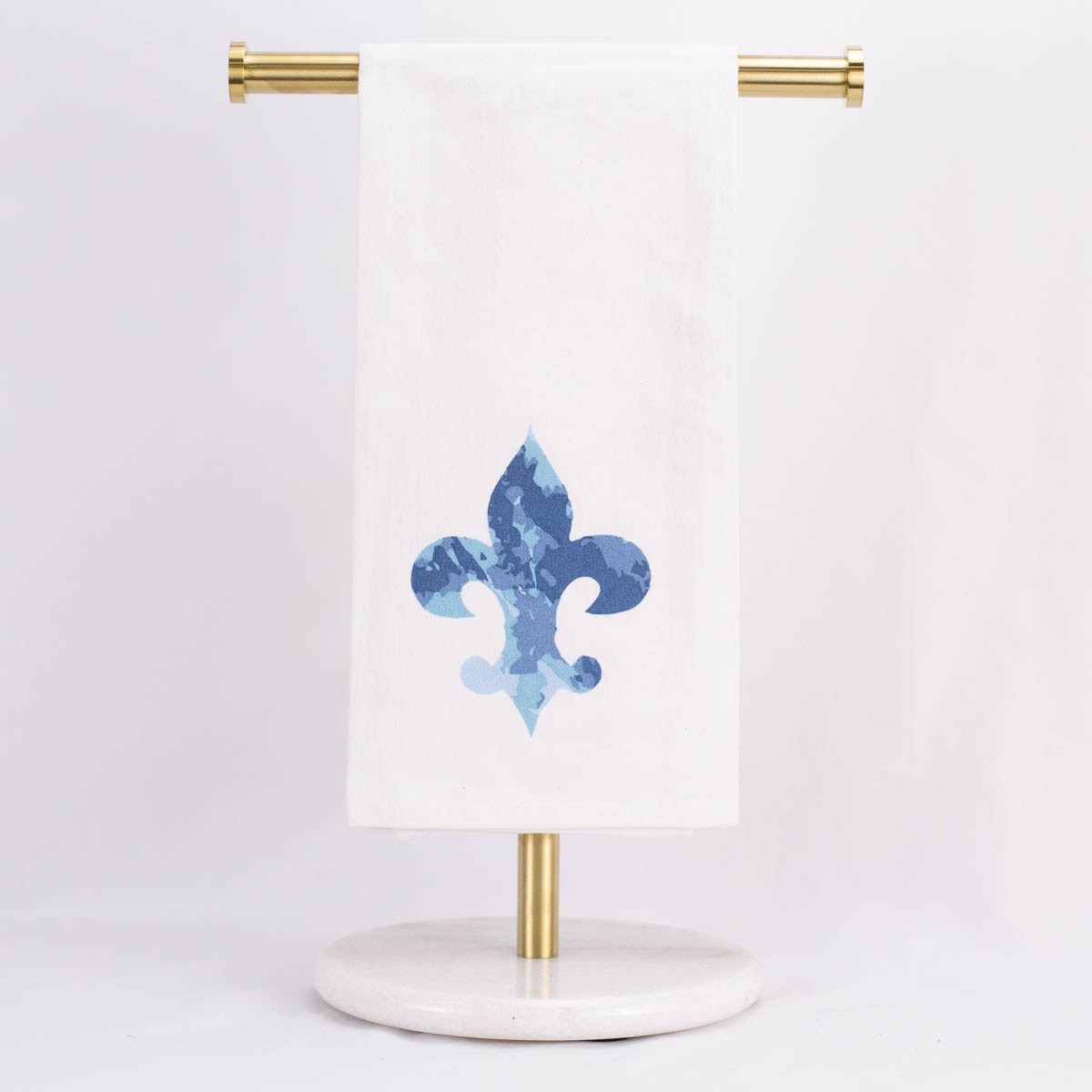 The Royal Standard Fleur De Lis Silhouette Hand Towel