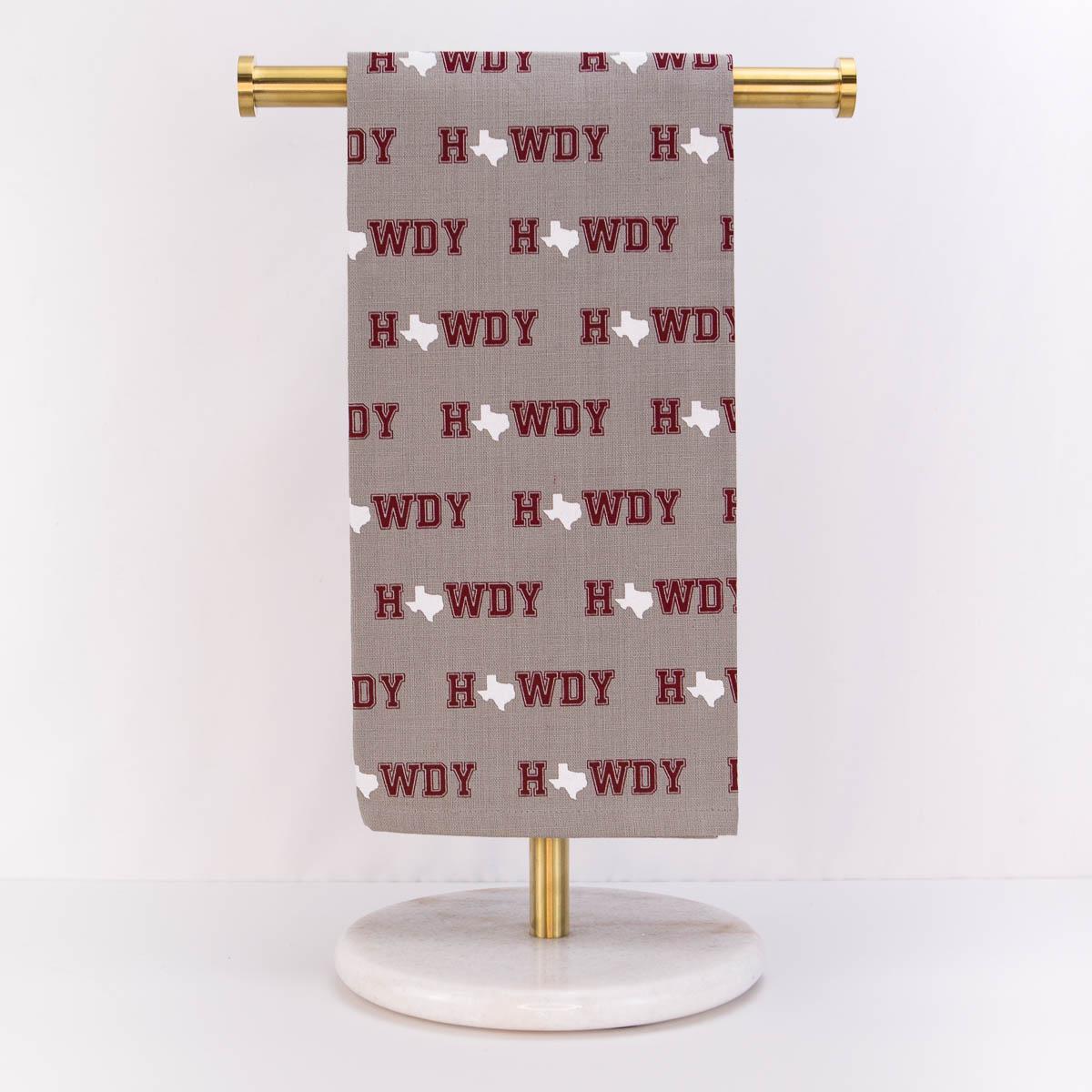 Howdy State Hand Towel Howdy State Hand Towel