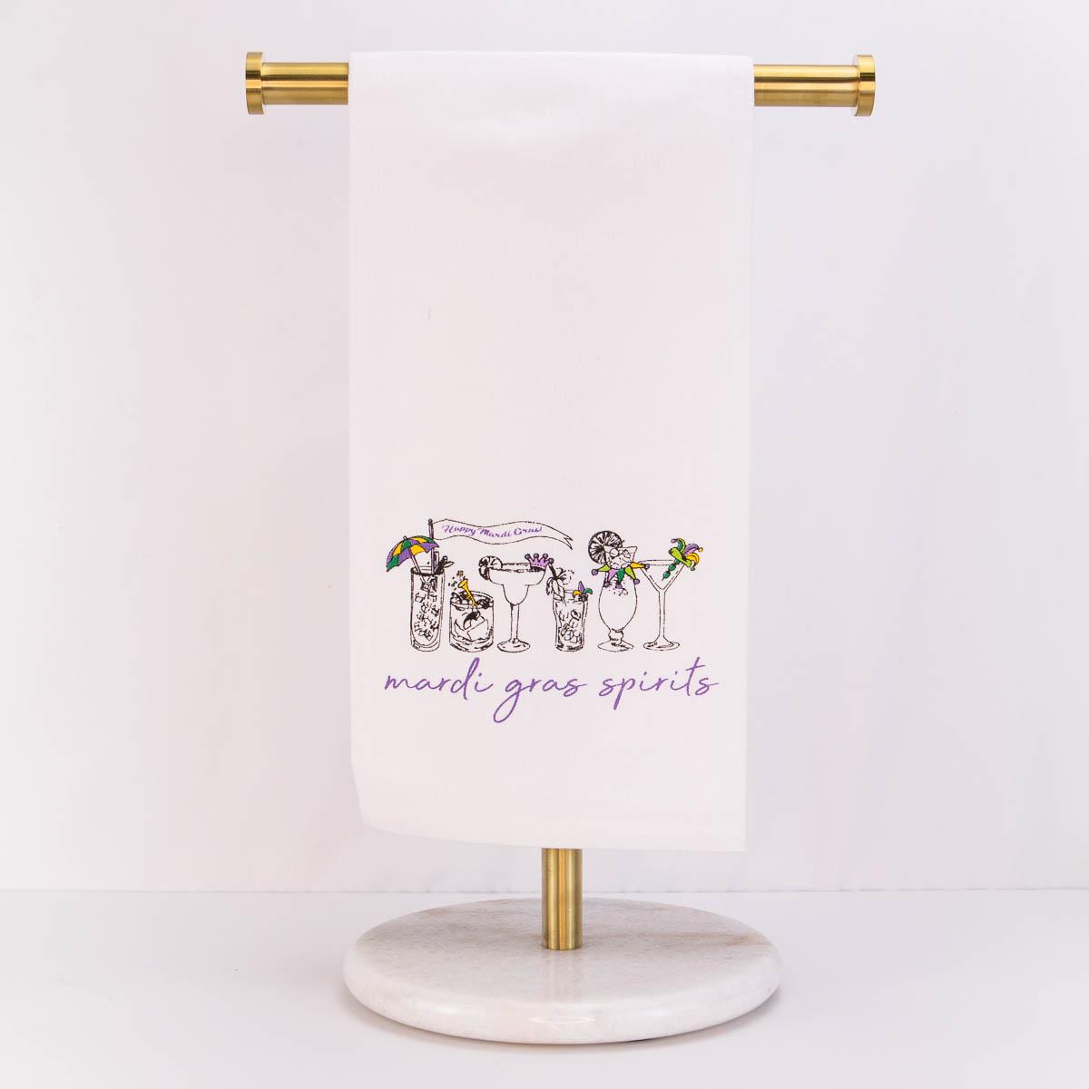 The Royal Standard Mardi Gras Spirits Hand Towel - Thumbnail 2