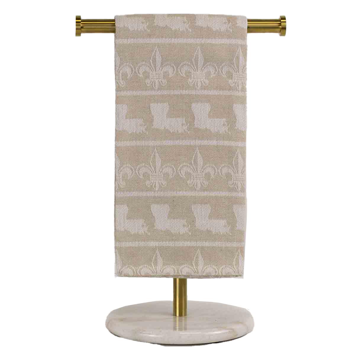 The Royal Standard Louisiana Fleur Jacquard Hand Towel
