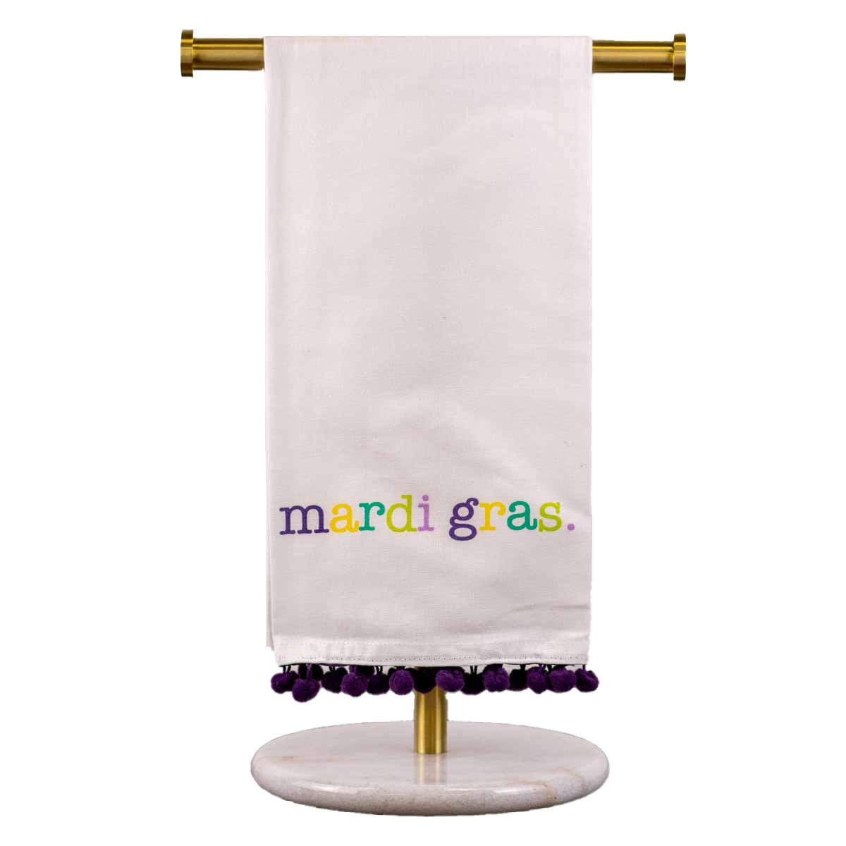 Thankful Pom Pom Hand Towel