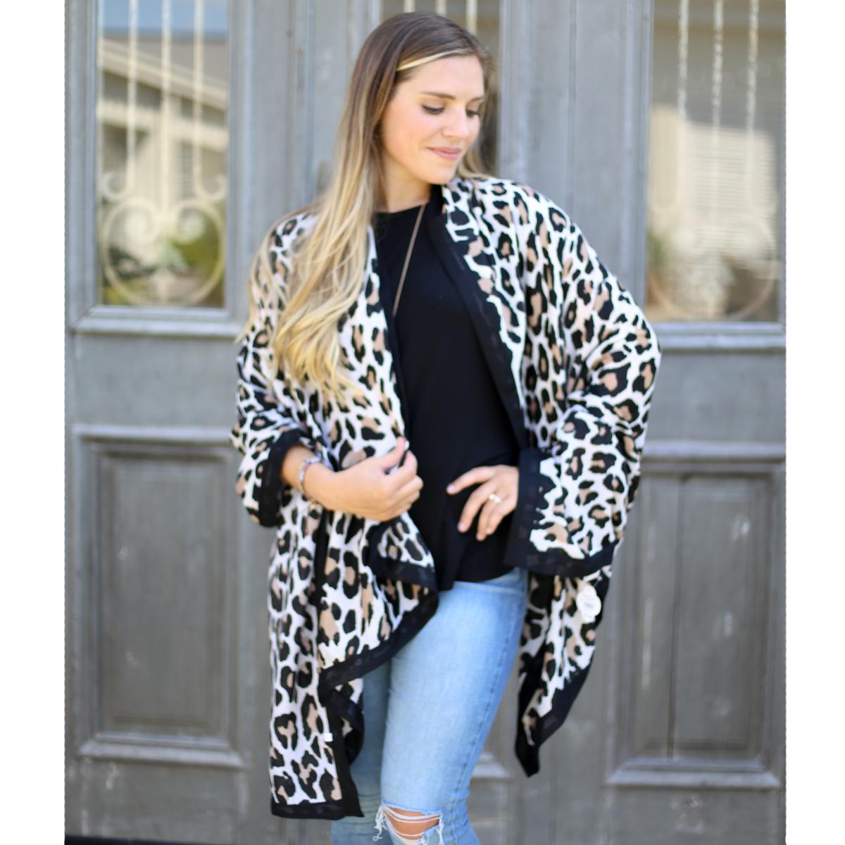 cream wrap scarf