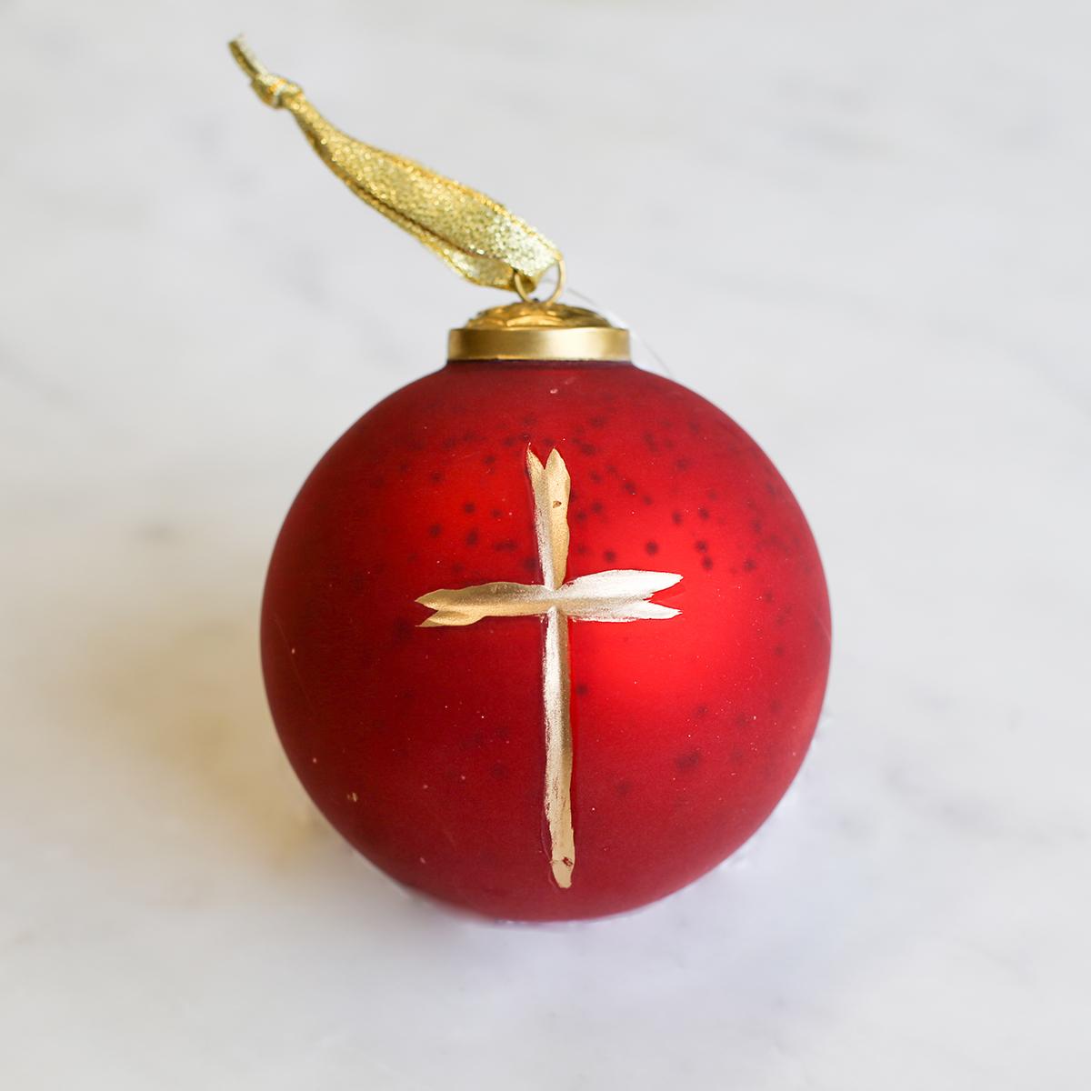 The Royal Standard Cruix Glass Ball Ornament