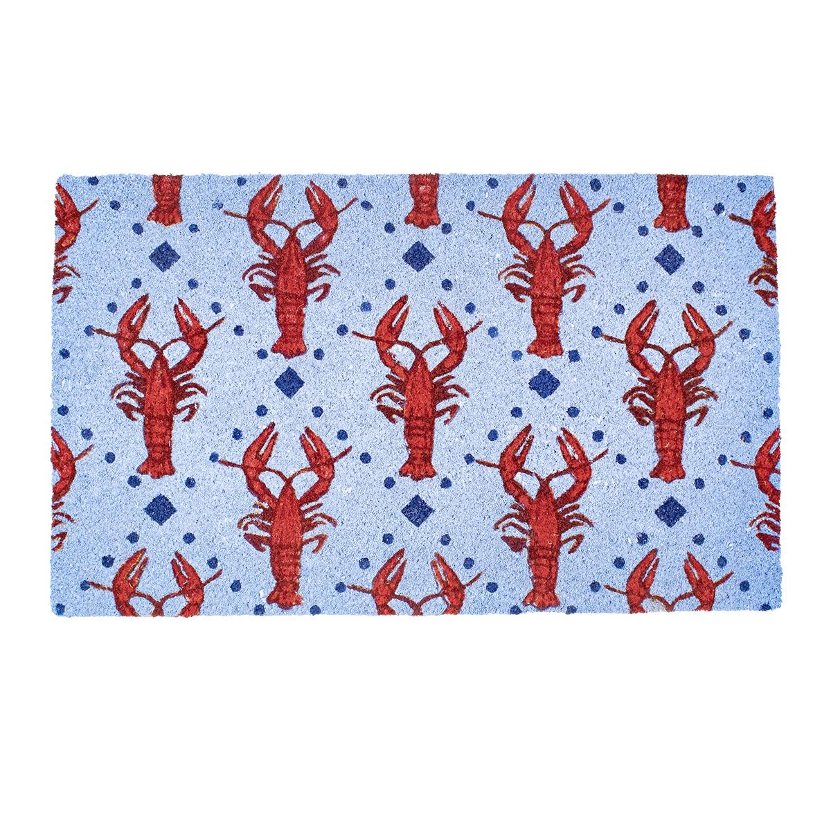 Crawdad Craze Coir Doormat