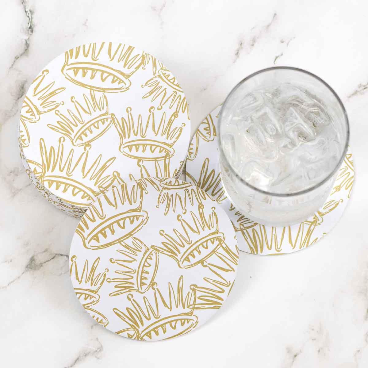 The Royal Standard La Couronne Paper Coasters - Thumbnail 2