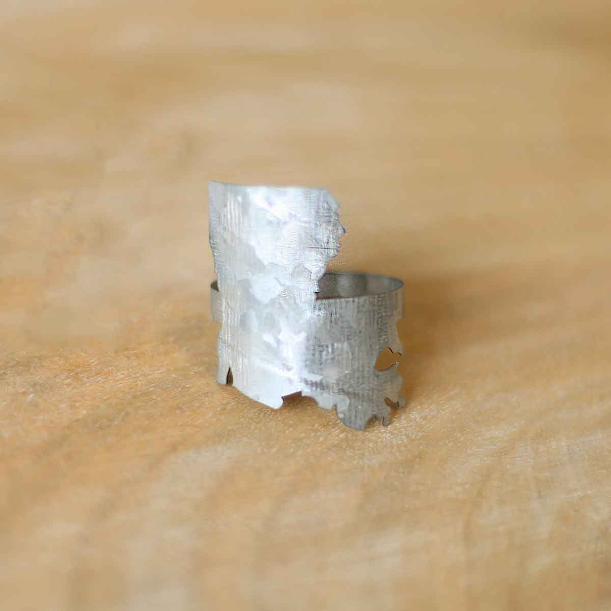 Galvanized Louisiana Napkin Ring The Royal Standard