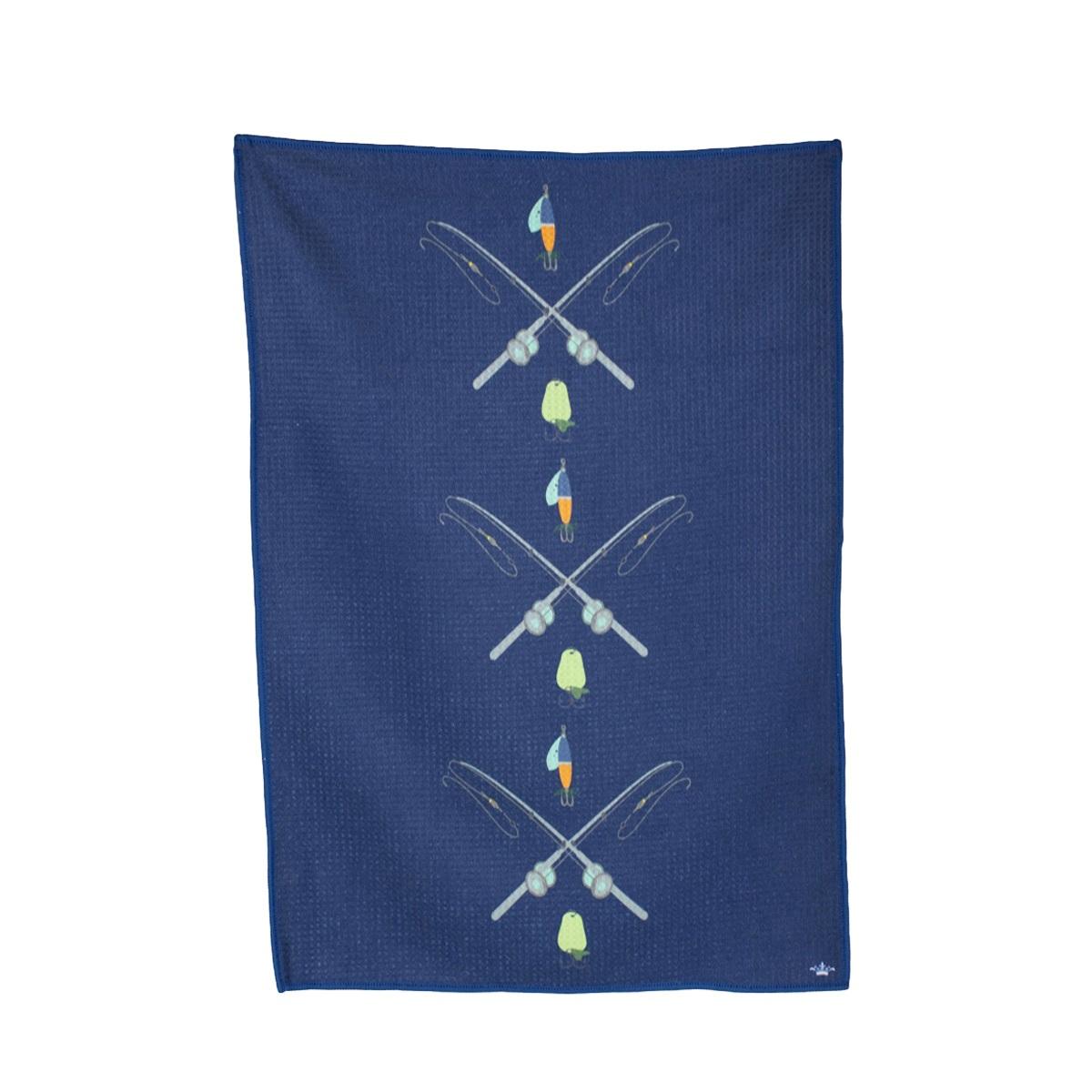 The Royal Standard Hook Line & Sinker Waffle Sports Towel - Thumbnail 2