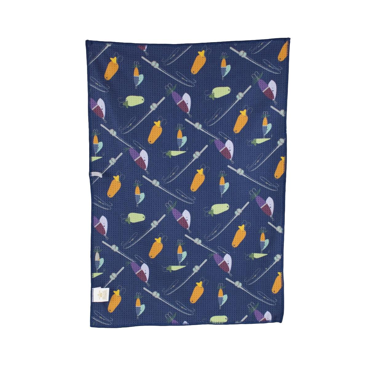 The Royal Standard Hook Line & Sinker Waffle Sports Towel - Thumbnail 4