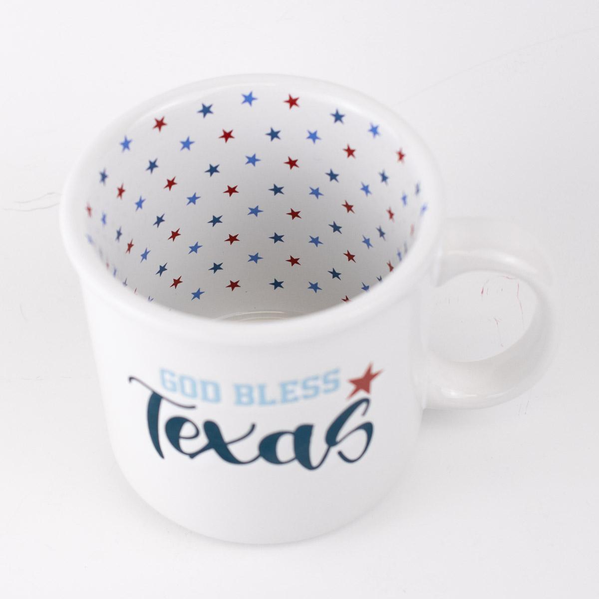 bless this cup coffee Rae Dunn Mug - God Bless The USA