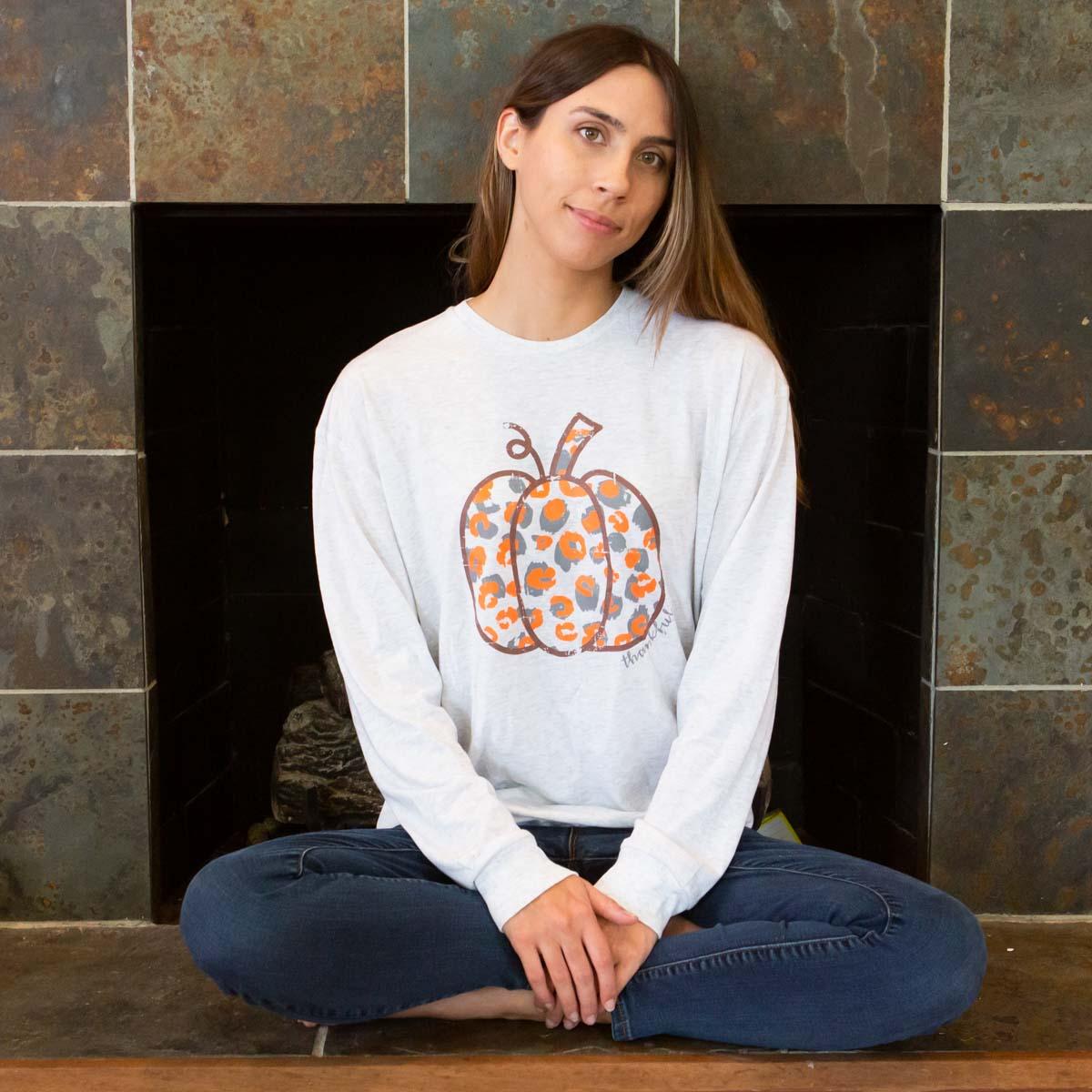 leopard pumpkin shirt