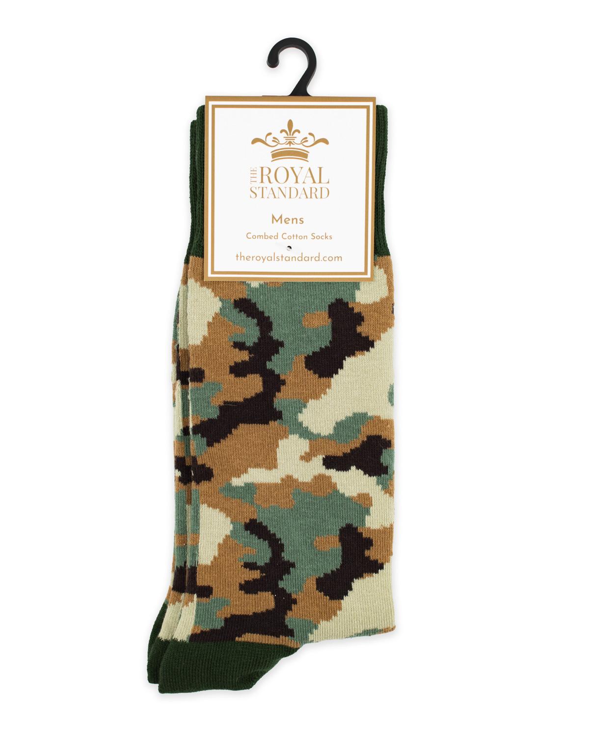blue bodycon dress for women Woodland Camo Crew Socks (WCAMC)