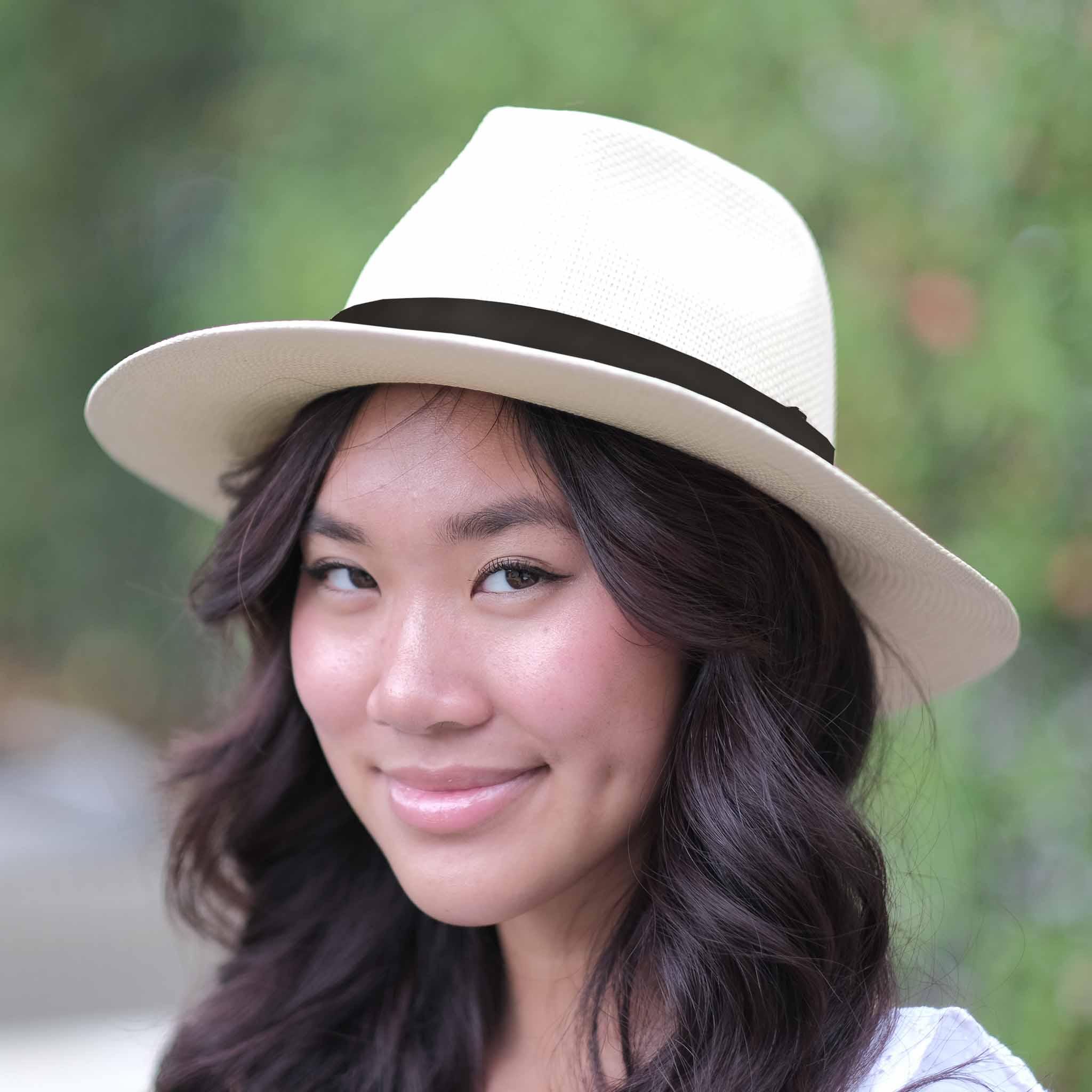Panama Wide Brim Fedora \u003cbr\u003e Natural 