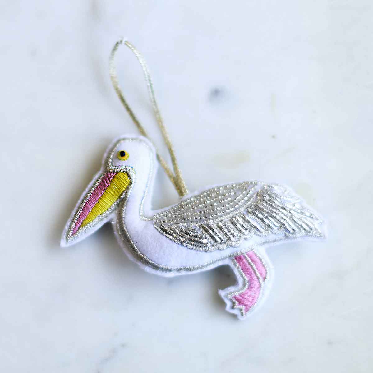 Pelican Beaded Ornament - Thumbnail 2