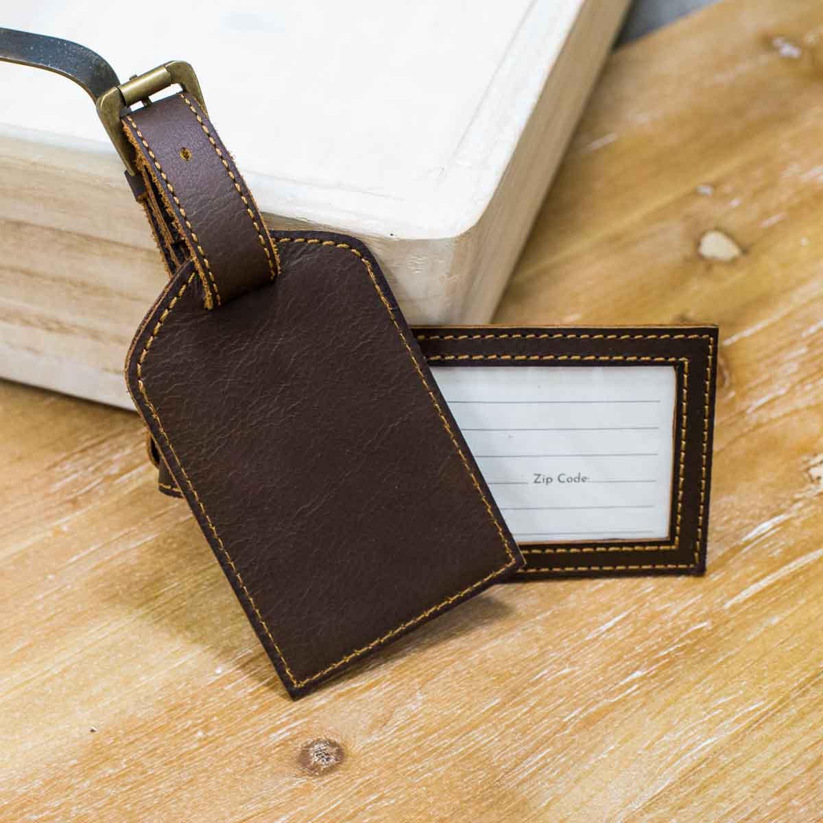 The Royal Standard Leather Luggage Tag - Thumbnail 2
