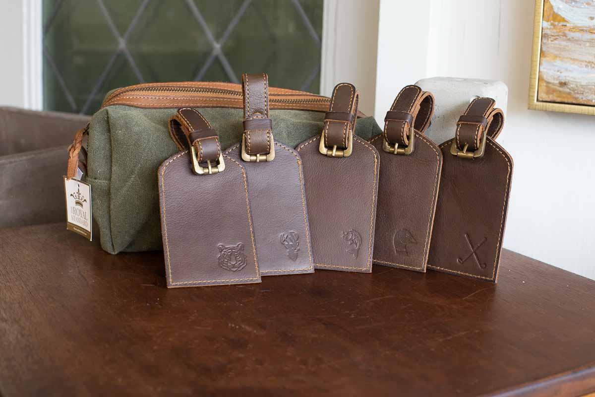 The Royal Standard Leather Luggage Tag