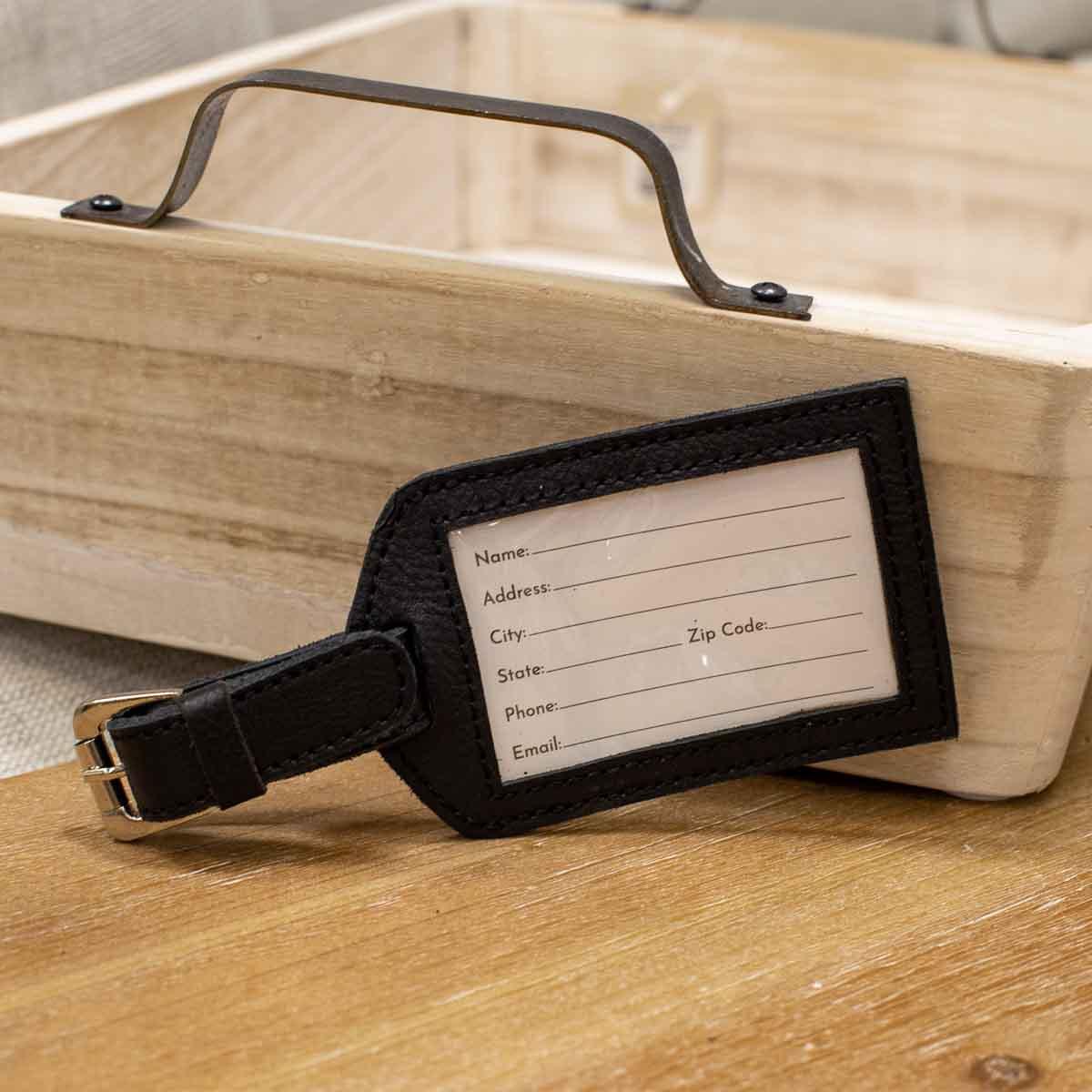 The Royal Standard Leather Luggage Tag - Thumbnail 3