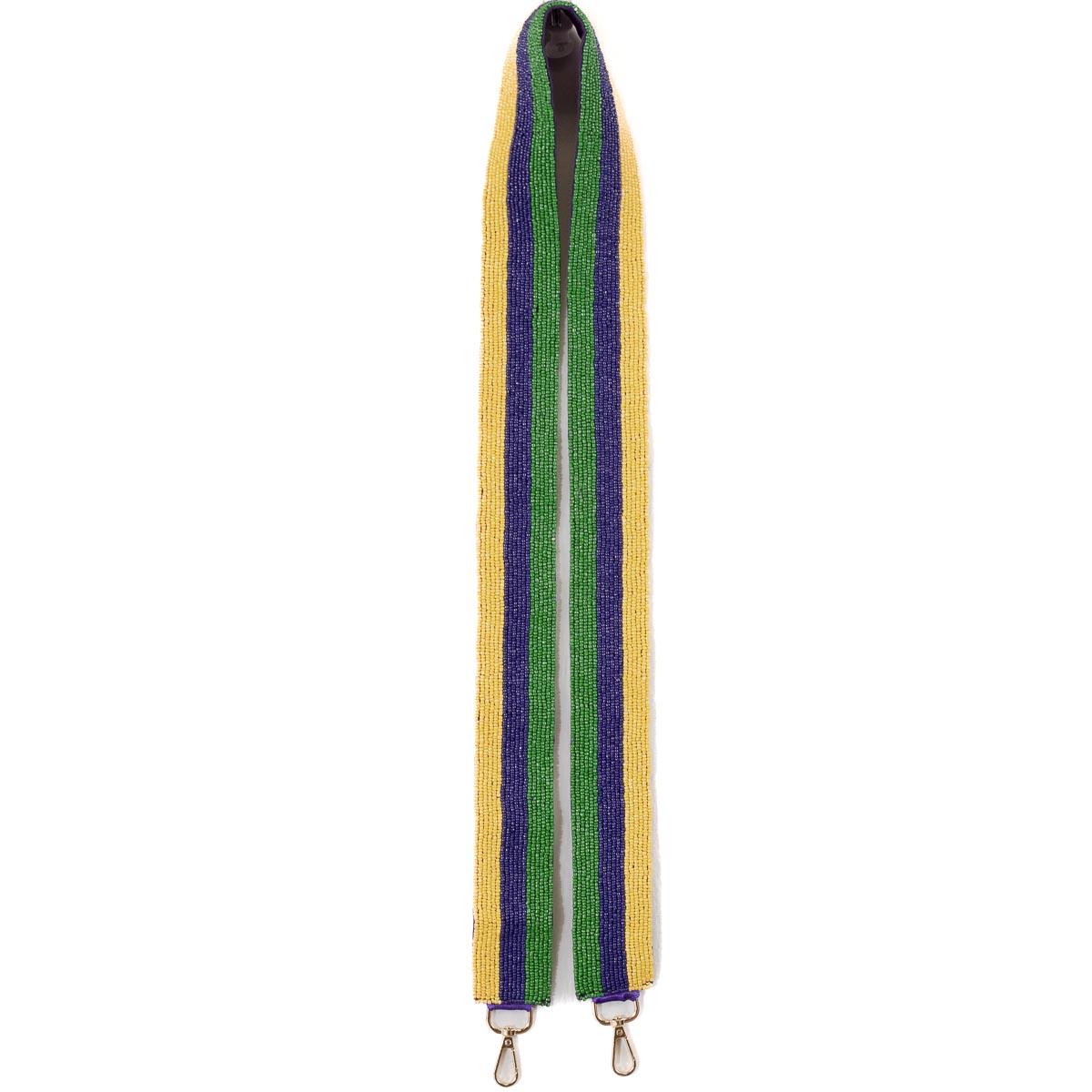 mardi gras purse strap