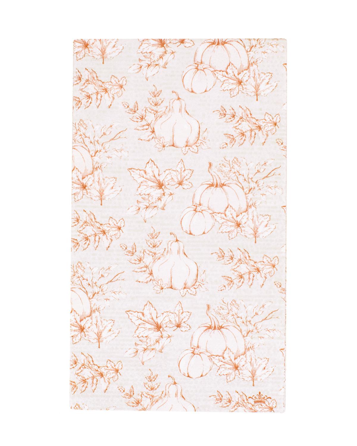 Harvest Toile Guest Napkins