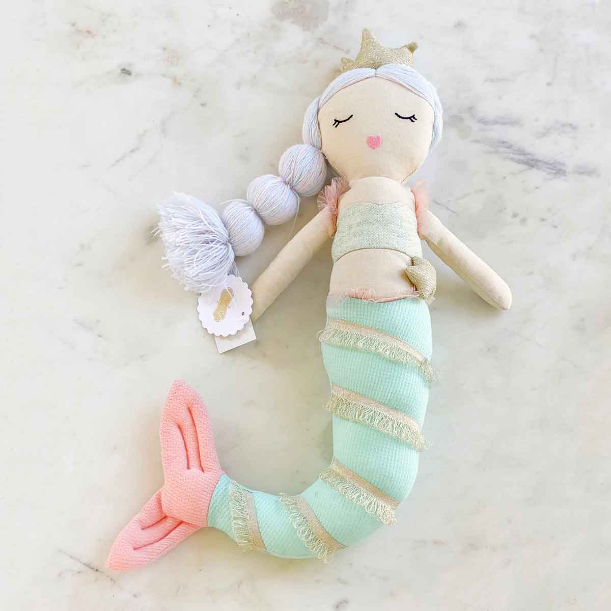 mud pie mermaid doll